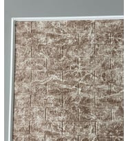 Kendinden Yapışkanlı 3D Koyu Bej Tuğla Duvar Kağıdı Paneli NW125 (Karışık)