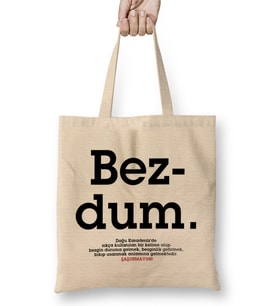 Bezdum Karadeniz Bez Çanta Uzun Saplı