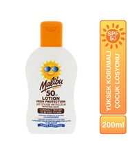 Malibu Güneş Çocuk Yüksek Korumalı Losyon SPF50 200ml