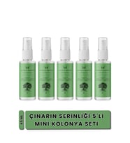 Bursa Şehir Kolonyaları, 5'li Çınarın Serinliği Kolonyası, Parfüm Etkili Kolonya, Mini Sprey Kolonya