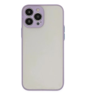 Durukar® iPhone 14 Pro Max Kılıf Montreal Silikon Kapak - Mor