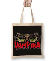 Vampir Vampira's Glasses Bez Çanta Uzun Saplı