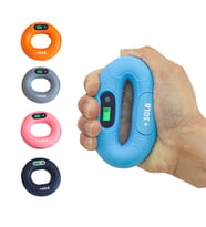 Sayaçlı El Güçlendirme Halkası - Akıllı Egzersiz Aleti - 30 LB