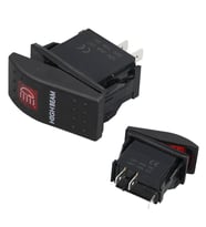 Ayt Projektör Lamba Sembollu Lambalı Işıklı Araç On Off Aç Kapa Anahtar Düğme Oto İçin 12-24 Volt Switch 3 Pinli