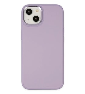 Newface Apple iPhone 14 Plus Kılıf Asya Deri Silikon - Lila