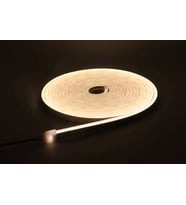 Neon LED şerit 5metre Sıcak beyaz LED zincir bandı hortum esnek dekoratif aydınlatma ışık 12V 10W