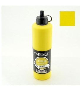 Cadence Hybrid Multisurface Akrilik Boya 500 ml. H-008 LİMON SARI 