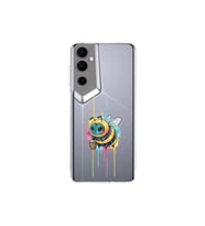 Tecno Pova Neo 2 ile uyumlu Splash arı tasarımlı şeffaf silikon kılıf