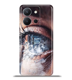 Vivo Y36 Kapak HD Renkli Dizayn Silikon Kılıf - Yansıma