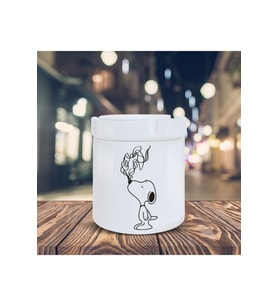 Snoopy Küllük Çizgi Karakter Baskılı Kül Tablası K-69