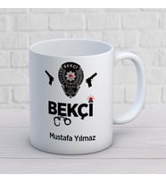 Kişiye Özel Meslek Bekçi Hediyelik Kupa Bardak