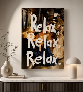 BK Gift Vintage Klasik Sanat Esprili Sözlü Dekoratif Kanvas Tablo - 6