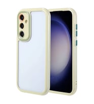Galaxy S23 Kılıf Kamera Korumalı Renkli Kenar ve Çerçeve Tasarımlı Zore Vitamin Kapak
