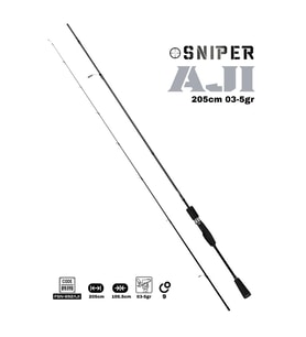 Fujin Sniper 205cm 03-5gr Aji LRF Kamış