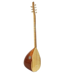Piarro Maun Ağacı Kısa Sap  Bağlama (Parlak Cila )