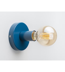 RİOLİGHT RETRO1,VİNTAGE1,MODERN1,RUSTİK MAVİ 1XE27 DUYLU METAL DUVAR APLİK
