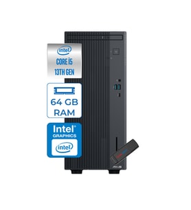 Asus Expertcenter P500MV Intel Core I5-13420H 64GB Ddr5 1tb SSD Freedos Minitower Masaüstü Bilgisayar WA5136216512B0DF23+Zettausbbellek