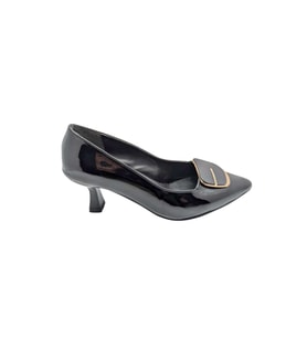 Çiğdem Kundura Veloura Stride Kadın Suni Deri Stiletto - Veloura Stride - SİYAH - 39