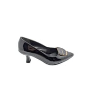 Çiğdem Kundura Veloura Stride Kadın Suni Deri Stiletto - Veloura Stride - SİYAH - 39