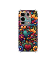 PrintiFy İnfinix Note 50 Pro ile Uyumlu Düşlerin Dansı Serisi Çiçeklerin Dansı Tasarımlı Uv Baskılı Köşe Korumalı Antişok Kılıf