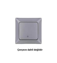 NE-AD Aras Light Anahtar - Gümüş