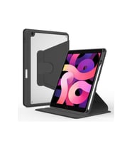 Apple iPad 10.2 (8.Nesil) Uyumlu Kılıf Zore Nayn Dönebilen Standlı Kılıf (Siyah)