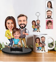 Karikatür Biblo Anahtarlık Ve Kupa Hediye Seti 125