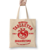 Game Of Thrones House Targaryen Bez Çanta Uzun Saplı