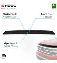 Iveco Uyumlu Daily ABS Plastik Kaput Rüzgarlığı 2011-2014 A+Kalite Parça
