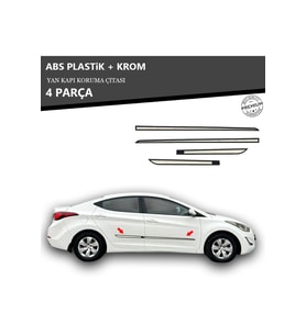 HYUNDAİ ELANTRA YAN KAPI KORUMA ÇITASI PLASTİK + KROM