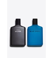 ZARA MAN SILVER EDT 100 ML + ZARA MAN BLUE SPIRIT EDT 100 ML (3,38 FL. OZ) ERKEK PARFÜM