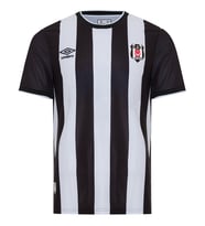 Beşiktaş Orijinal Umbro Çubuklu Forma (Siyah - Beyaz)
