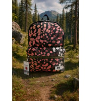 NEWBAG KAMUFLAJ KIZ OKUL SIRT ÇANTASI (YENİ SEZON) (Pembe)