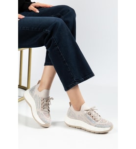 Suins Veina Model Taş İşlemeli Kadın Spor Ayakkabı Sneaker