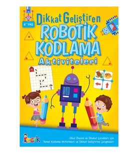 Locrk Çocuk - Dikkat Geliştiren Robotik Kodlama Aktiviteleri 6 Yaş