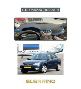 FORD Mondeo (2000-2007)TORPİDO KORUMA HALISI GRİ KENAR