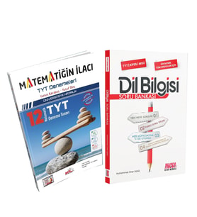 Acil Yayınları TYT Matematiğin İlacı Denemeleri ve AKM Dil Bilgisi Soru Bankası Seti 2 Kitap