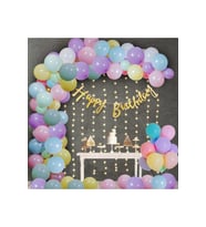 ÇITIPITISTORE MAKARON RENK DOĞUM GÜNÜ BALON SET