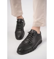 Muggo Hunter Garantili Erkek Günlük Klasik Loafer Casual Rahat ve Yumuşak Ayakkabı (Siyah)
