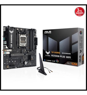 Asus Tuf Gamıng A620am-plus Wıfı, 4xddr5, 2x M.2, Hdmı, 2xdp, Wi-fi 6, Bluetooth V5.3, Am5 Soket Gam