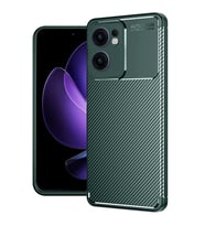 Reno 13F Kılıf Auto Focus Karbon Kapak - Koyu Yeşil