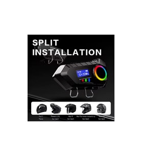 Y30 Kask Kulaklık Bluetooth Motosiklet Kulaklık Rgb Radyolu Intercom