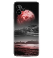 General Mobile GM 24 Pro Kılıf Resimli Desenli Silikon Platinium Series Red World 1836