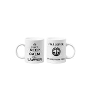 Avukat/Lawyer Hukukçu Temalı Hediyelik İkili Beyaz Seramik Kupa Seti-5-İKİLİ