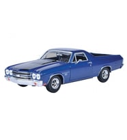 1970 Model Klasik Chevy El Camino SS 396 1:24 Ölçekli (Mavi)