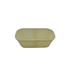 Yıkanabilir Kırılmaz Oval Hamur Mayalama Sepeti 25x14x9, Hijyenik ve Şık