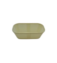 Yıkanabilir Kırılmaz Oval Hamur Mayalama Sepeti 25x14x9, Hijyenik ve Şık