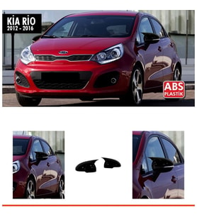 Kia Rio / 2012 -2016 Sinyalli Uyumlu Batman Yarasa Ayna Kapağı