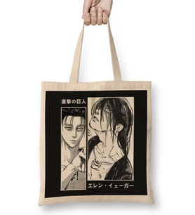 Eren And Zeke Yeager Attack On Titan Bez Çanta Uzun Saplı