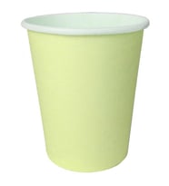 BARDAK KARTON MAKARON VANİLYA SARI 8 OZ PK:8-